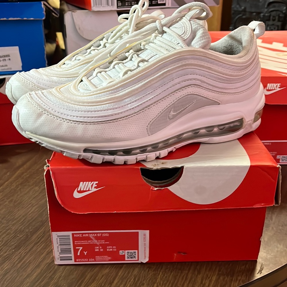 Nike Air Max 97 white/white gently used, in original box